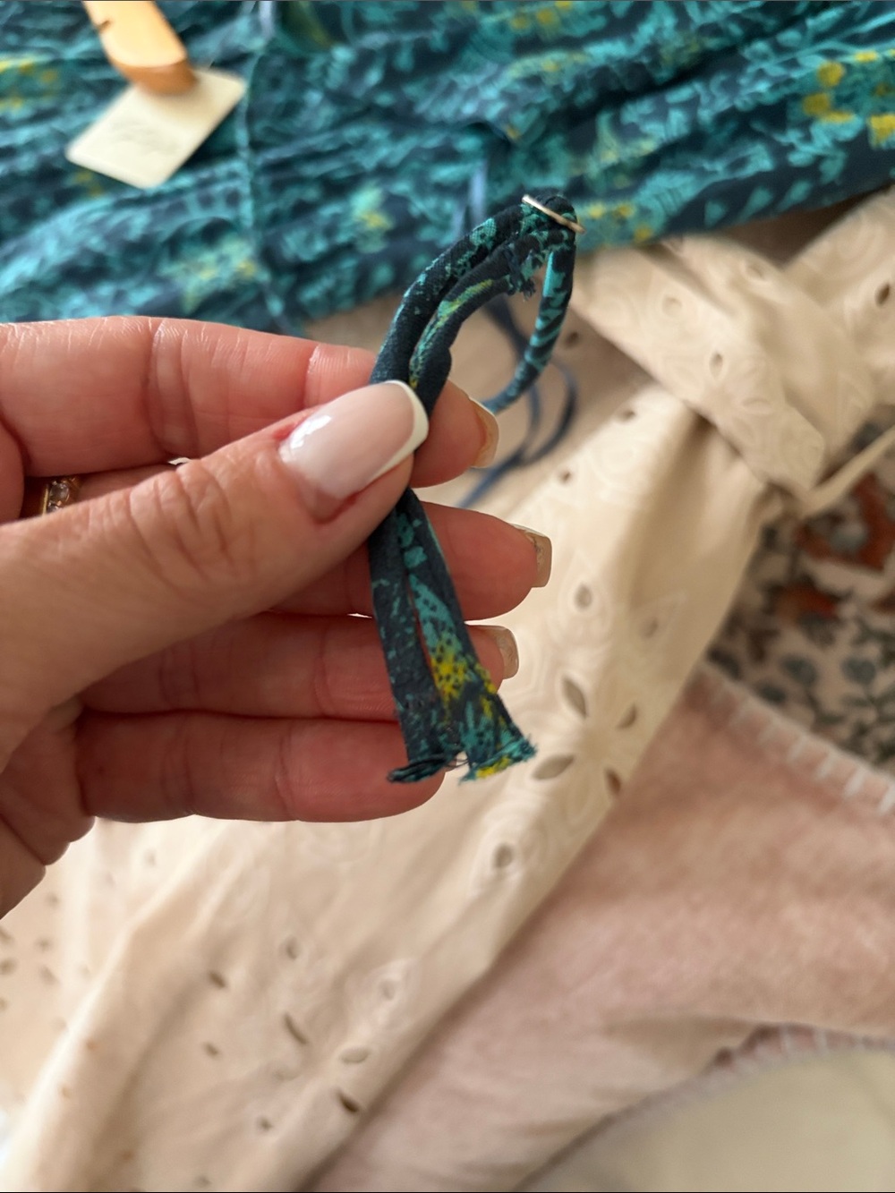 BNWT Free People Teal & Green Floral Strap Maxi Dress - Picture 8 of 8